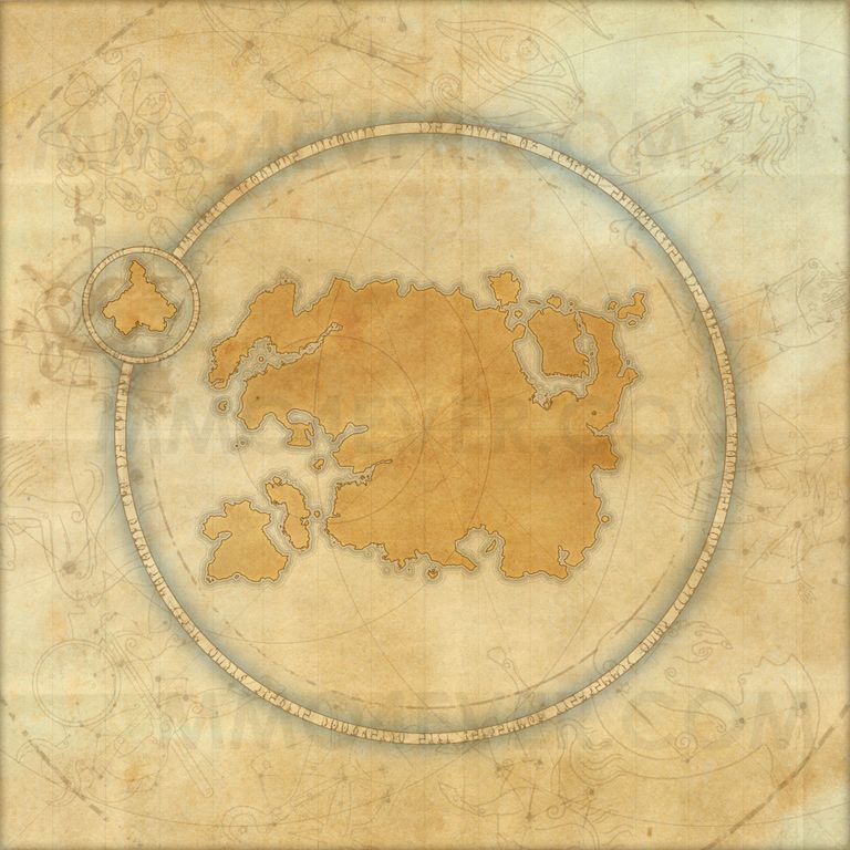 The Cosmic Map (Mundus) Map The Elder Scrolls Online Maps