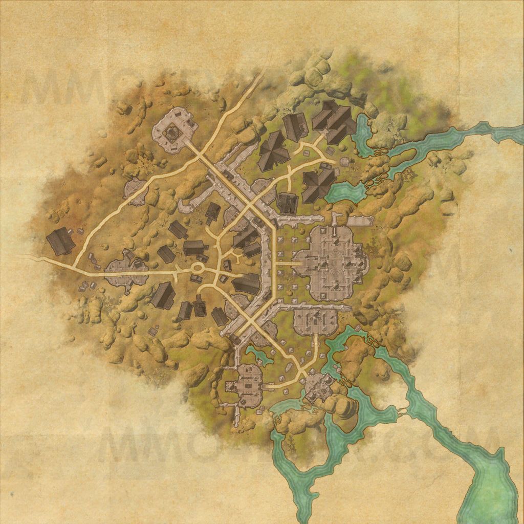 Dune Map The Elder Scrolls Online Maps