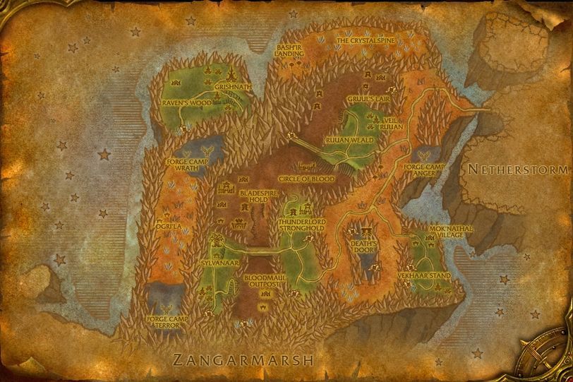 Skald, Blade's Edge Mountains map, ID 3522 WotLK