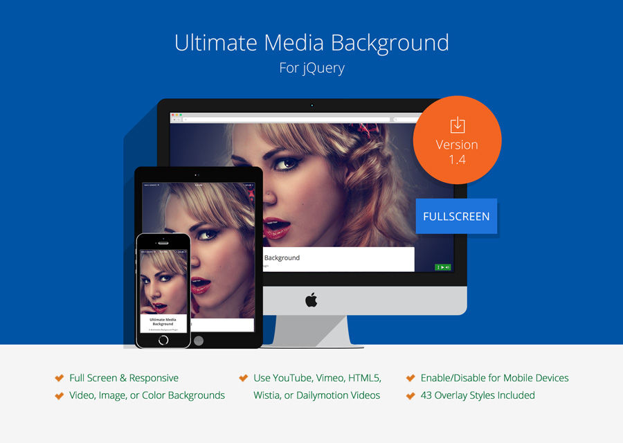 Ultimate Media Background for jQuery Make Money Online Build