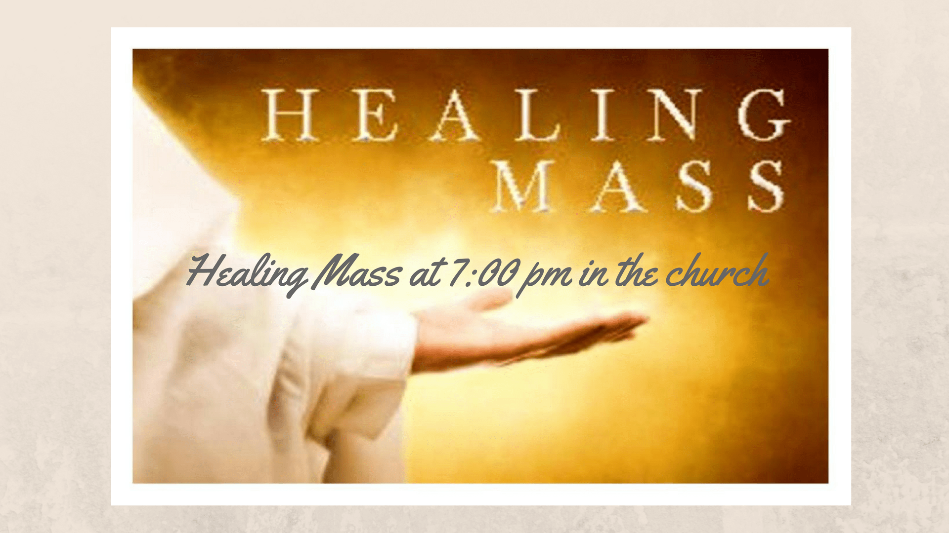 Fr Michael Barry Healing Mass Schedule 2024 SUSPENDED 7 pm Healing Mass in the Church with refreshments in the