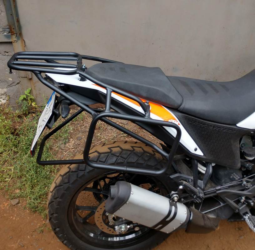 Wholewelded luggage rack system, universal for KTM 390 Adventure