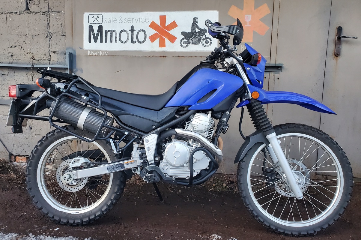 Wholewelded luggage rack system for Yamaha XT250, XT250 Serow