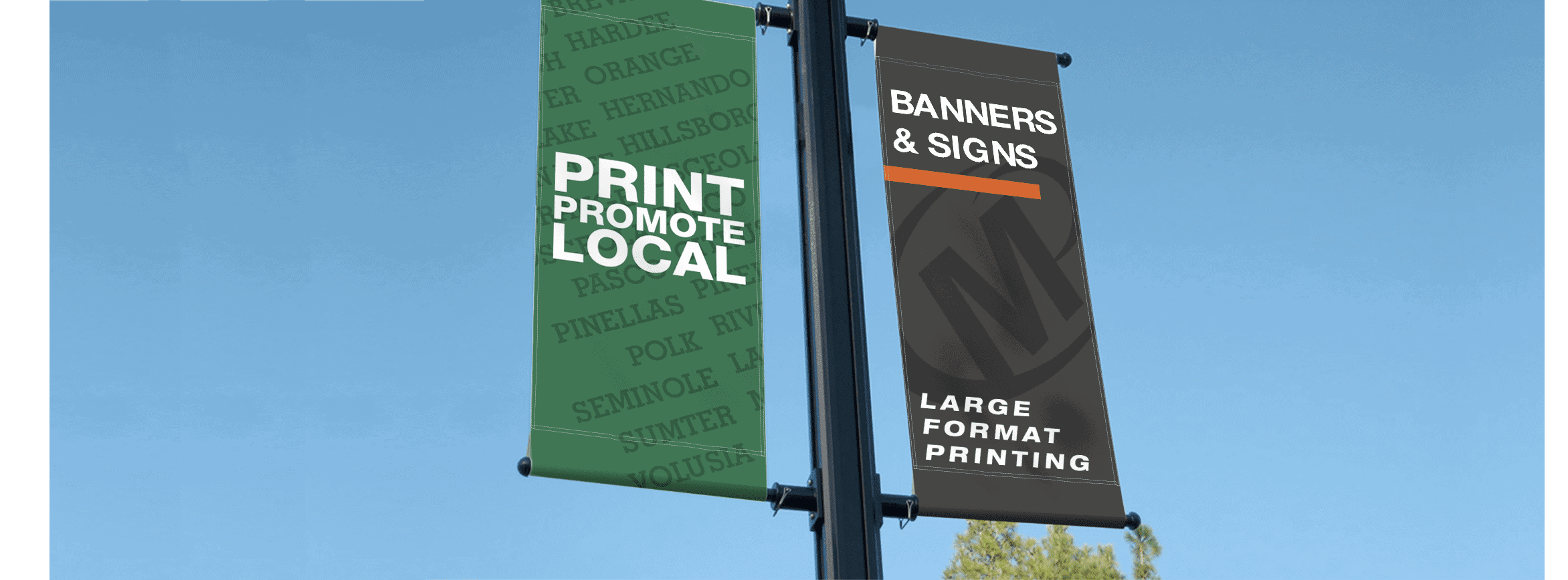 Signs and banners Slider Minuteman Press Longwood Orlando Printing