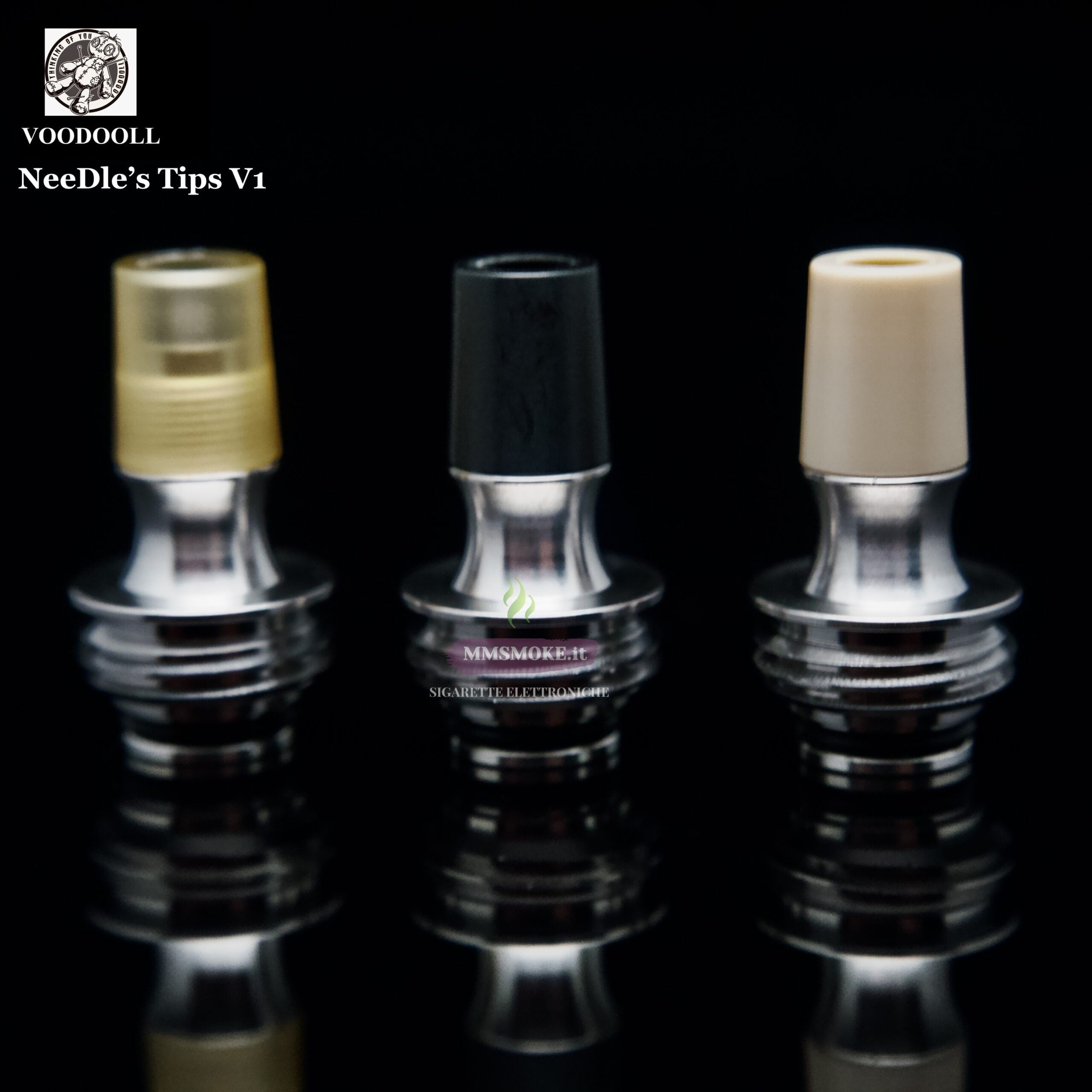 Drip Tip a Vite Needle’s Tips MTL By VooDooll V1 MM SMOKE