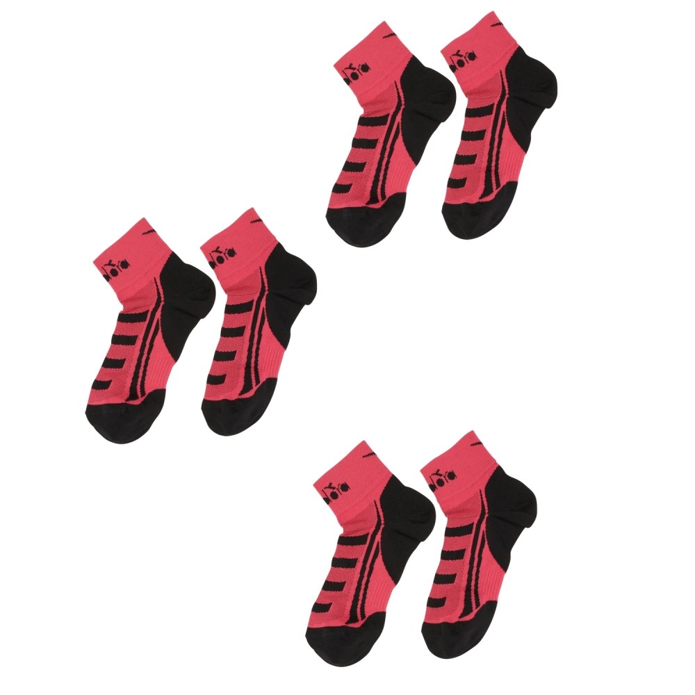 Skarpety unisex DIADORA 3 LIGHTWEIGHT QUARTER SOCKS ROSSO FLAME cena