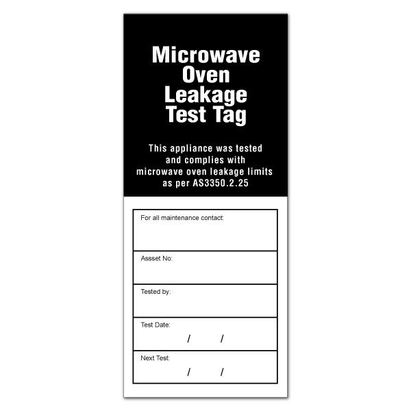 MICROWAVE LEAKAGE TAG MMS Safety Australia