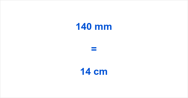 140 mm to cm - How many cm in 140 mm - 140 mm in cm