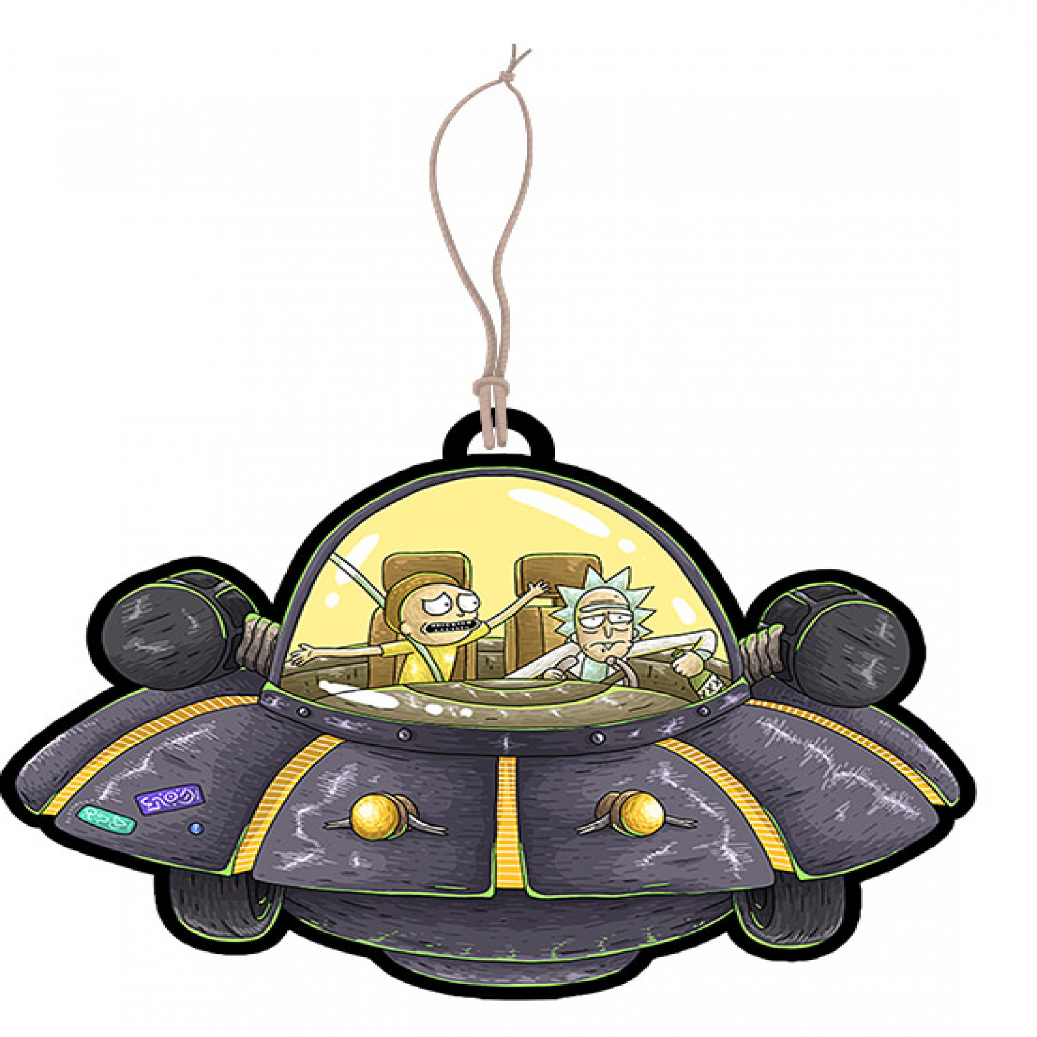 Rick and Morty Spaceship Air Freshener