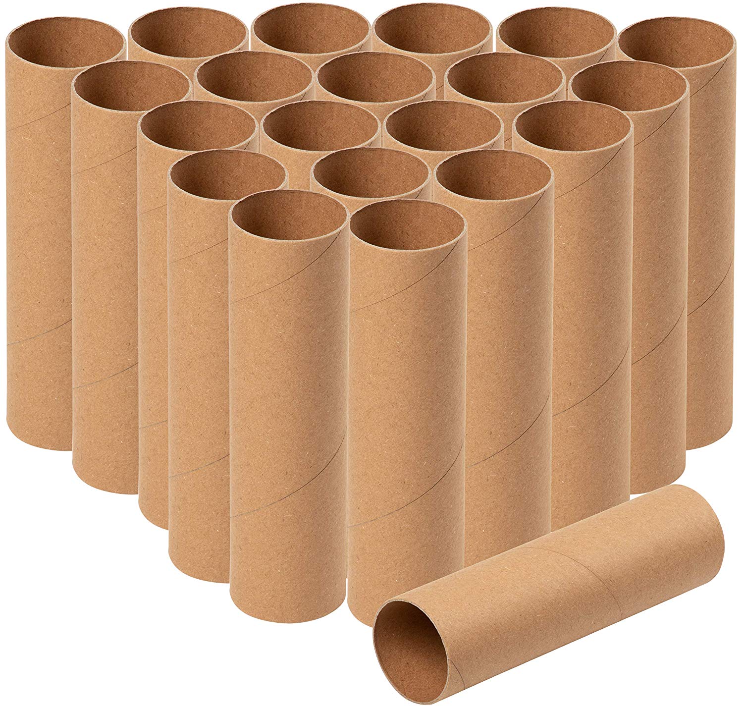 Brown Cardboard tubes Recyclable Ecofriendly tube MM WILL CARE