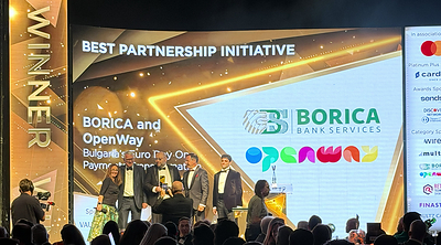 BORICA และ OpenWay คว้ารางวัล PAY360 จากการพลิกโฉมระบบการชำระเงินยูโรในบัลแกเรีย