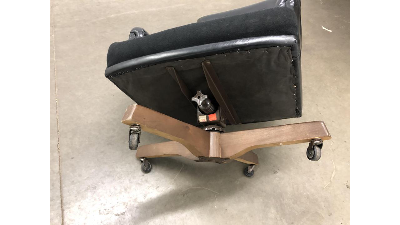 Vintage HON High Back Office Chair Black, Mid Century! St. Paul