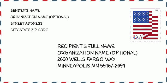 ZIP Code 5 55467 MINNEAPOLIS, MN Minnesota United States ZIP Code 5 Plus 4 ️