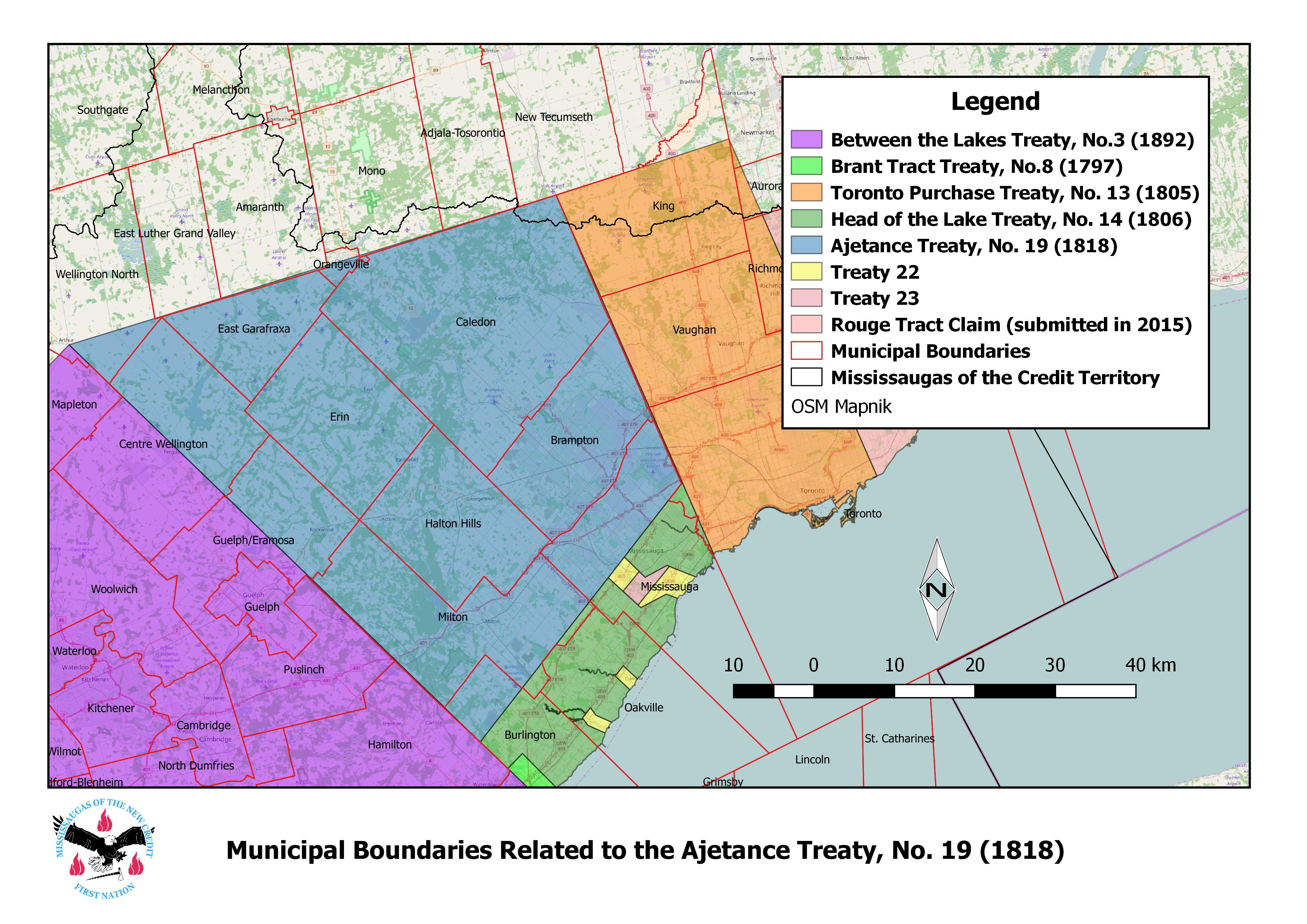 Ajetance Treaty, No. 19 (1818) Mississaugas of the