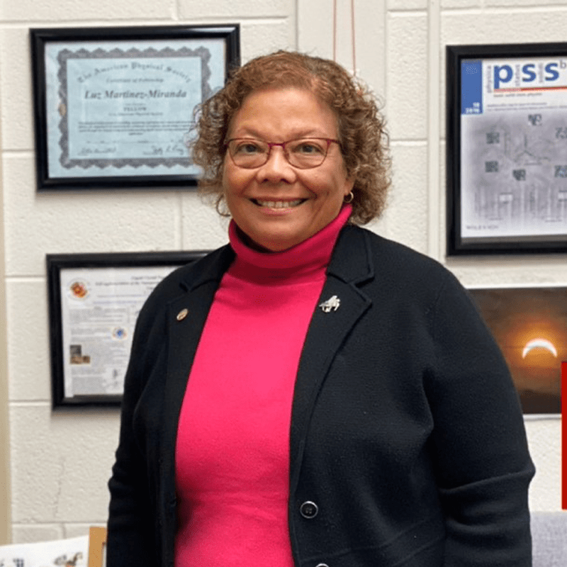 Luz MartinezMiranda is a 2020 ADVANCE Honoree Department of