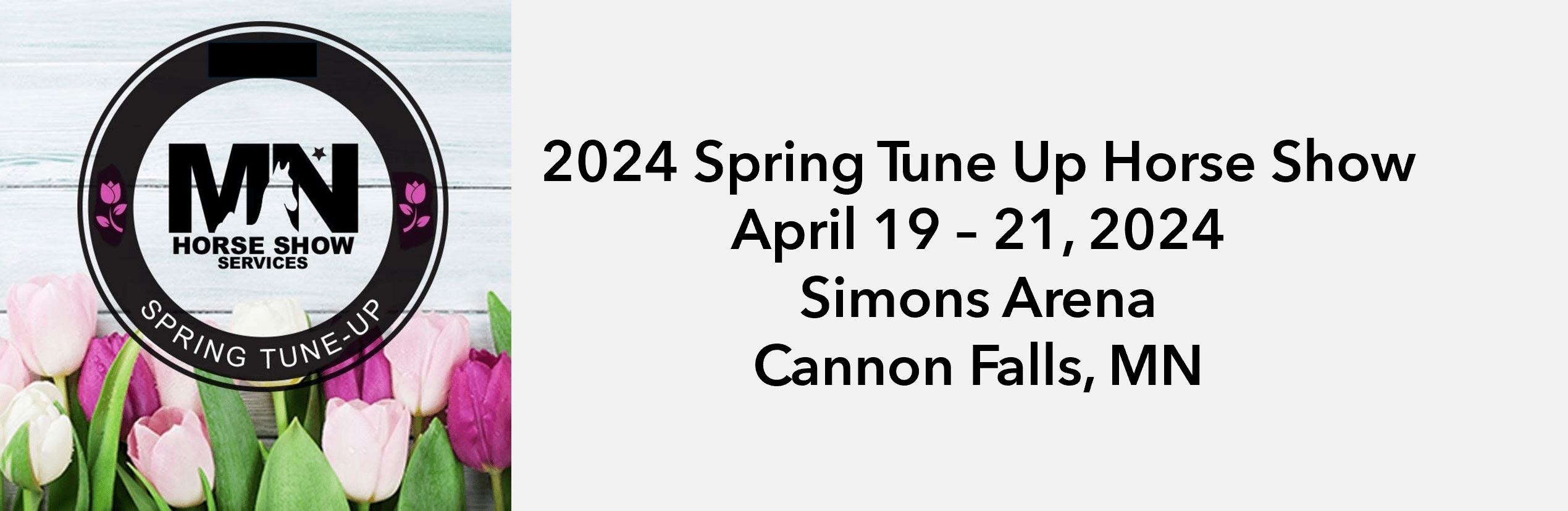 Spring Tune Up Minnesota Horse Show Services