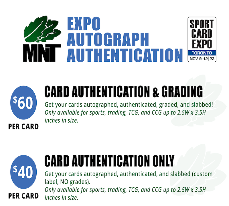 Sport Card Expo Toronto 2023 MNT Grading