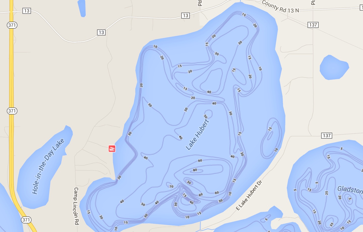 Hubert Lake Fishing Guide