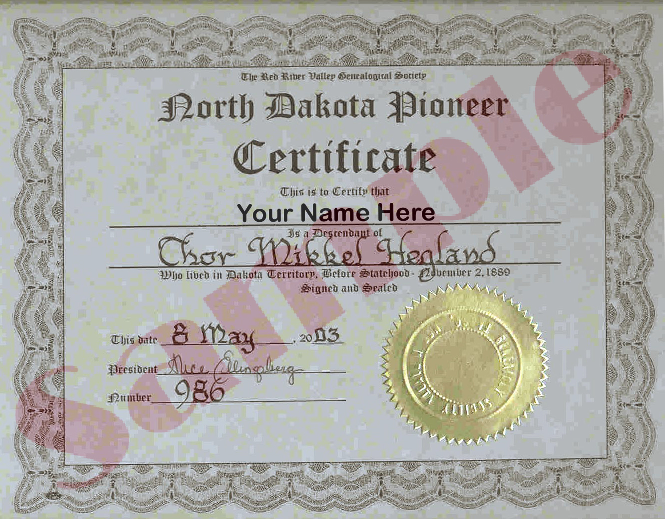 North Dakota Pioneer Program