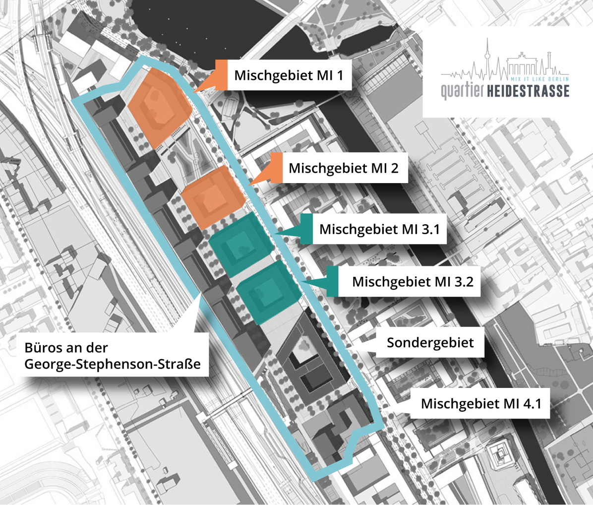 Letztes Wettbewerbsverfahren „quartier HEIDESTRASSE“ entschieden
