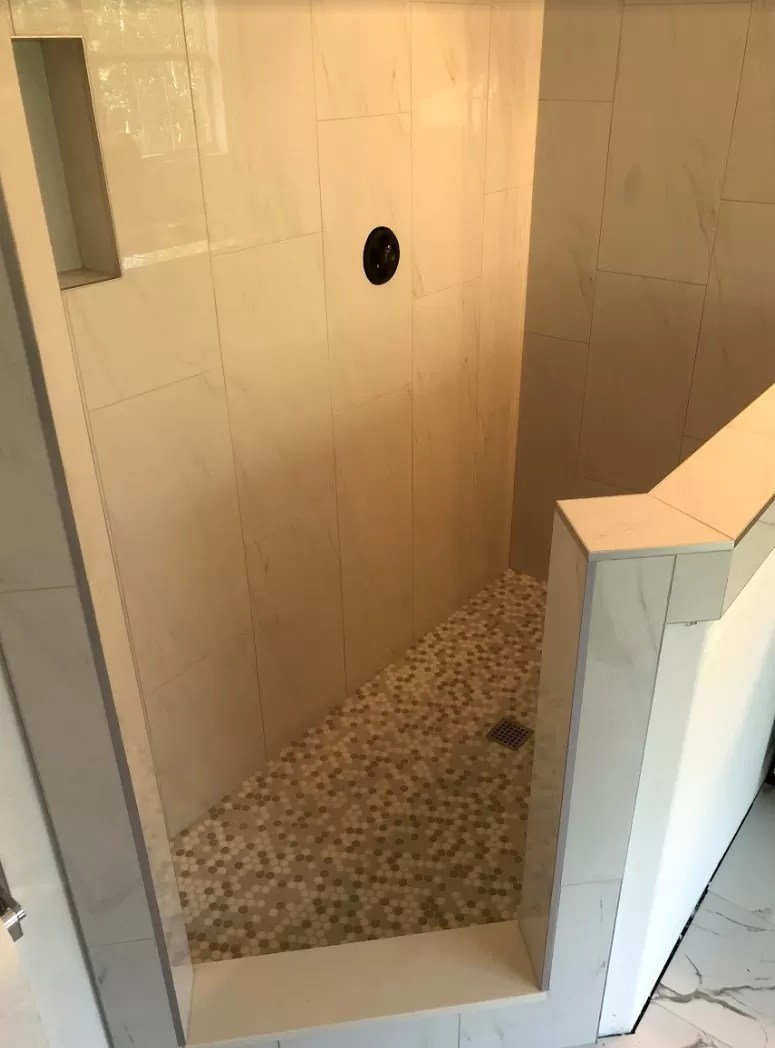 Moar Tile Inc Bathroom Renovation in Edmonton, Alberta