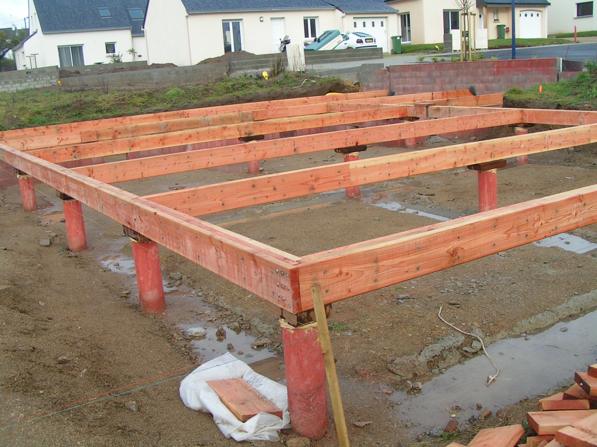 6 Cadre Dalle Bois Maison Bois Annick Et Michel