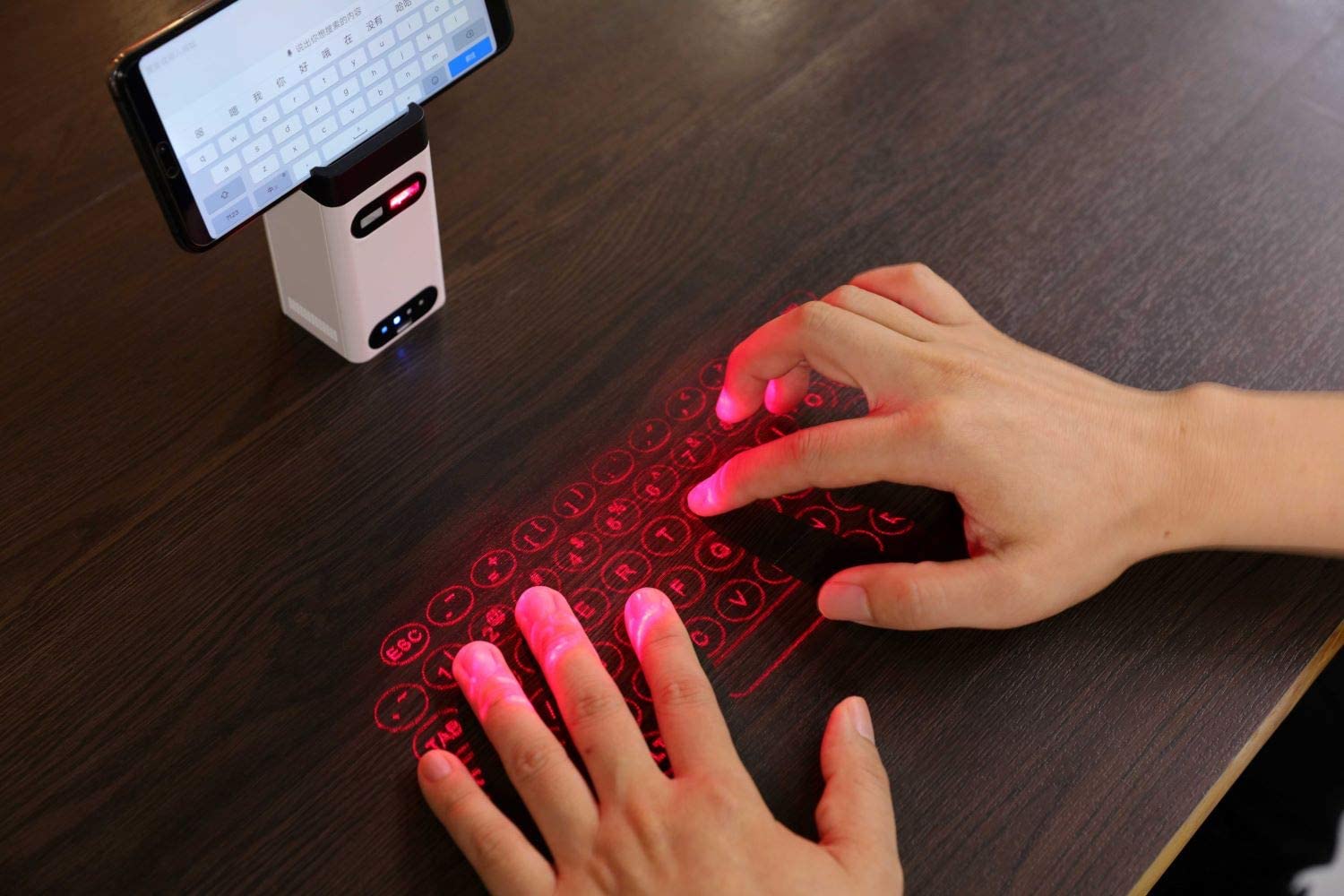 World's Most Advanced Wireless Laser Projection Bluetooth Virtual