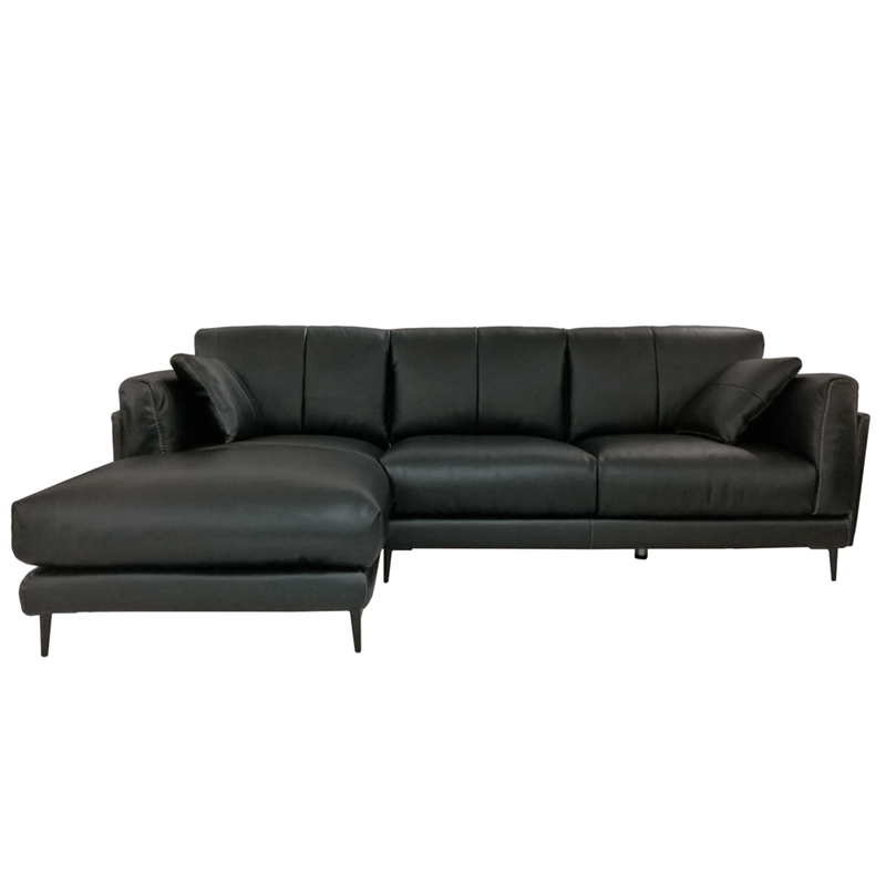 Salina Chaiselong sofa i ægte læder