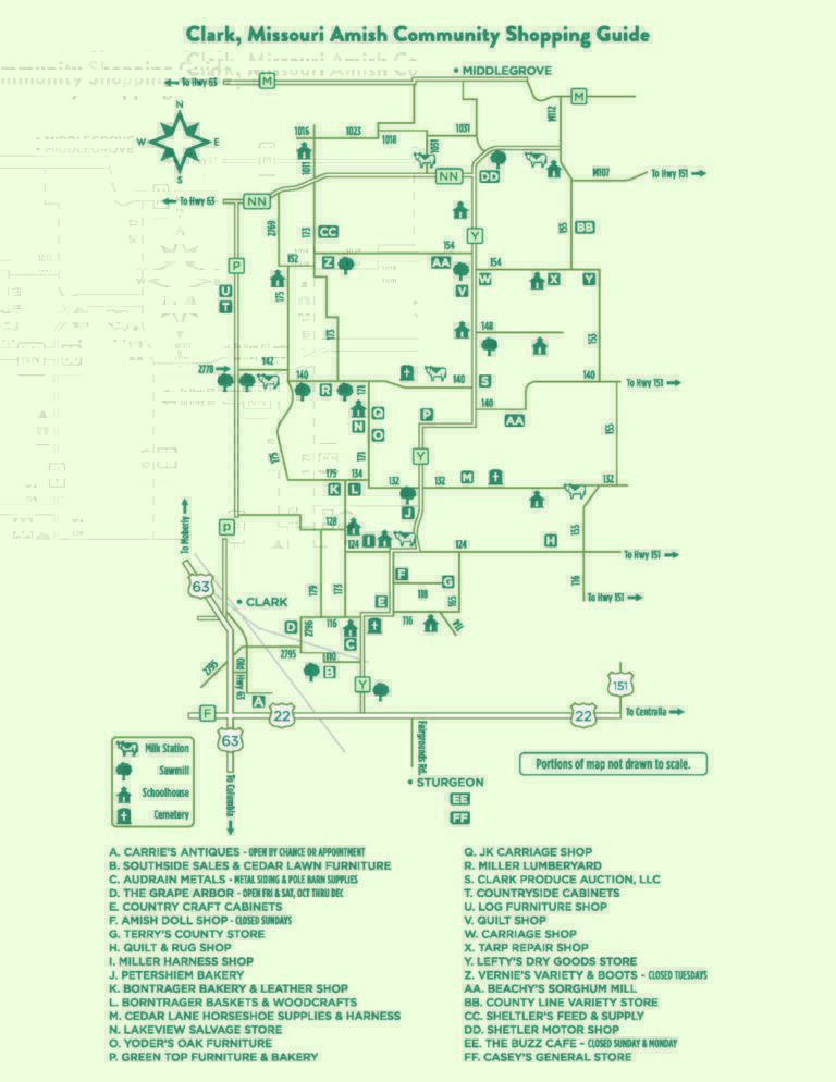 Amish Community In Clark Missouri Map Clark Amish Community Visit Moberly, Missouri