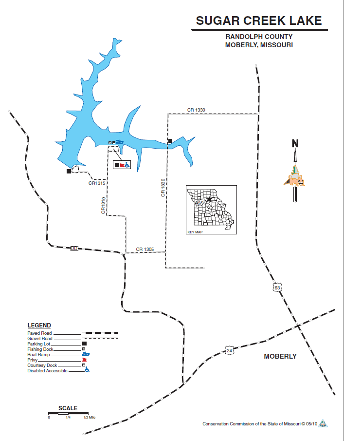 Sugar Creek Lake Visit Moberly, Missouri