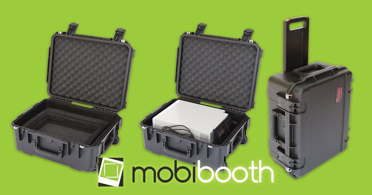 Printer Waterproof Rolling Case With Custom Fit Foam Insert