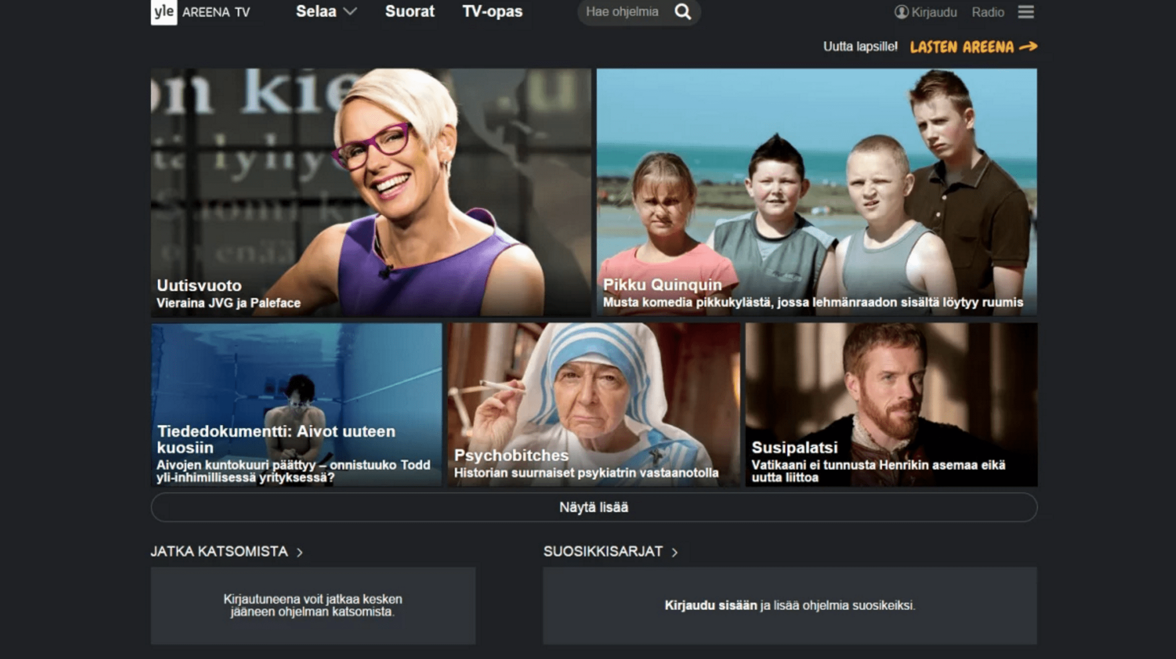 Yle Areena tuli Apple TVlle Mobiili.fi