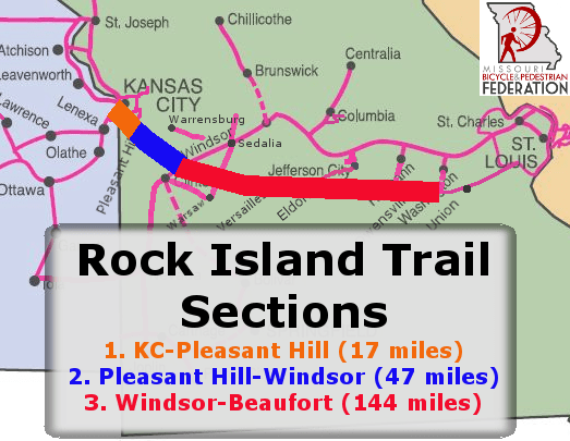 Rock Island Trail Map Cross State Rock Island & Katy Trail System Where are we? What remains