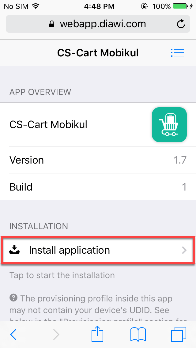 How to install .ipa file in iPhone? Mobikul