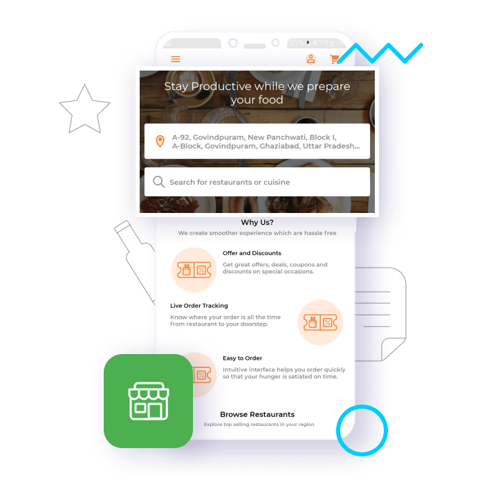 Delivery Boy app For Marketplace Food Ordering