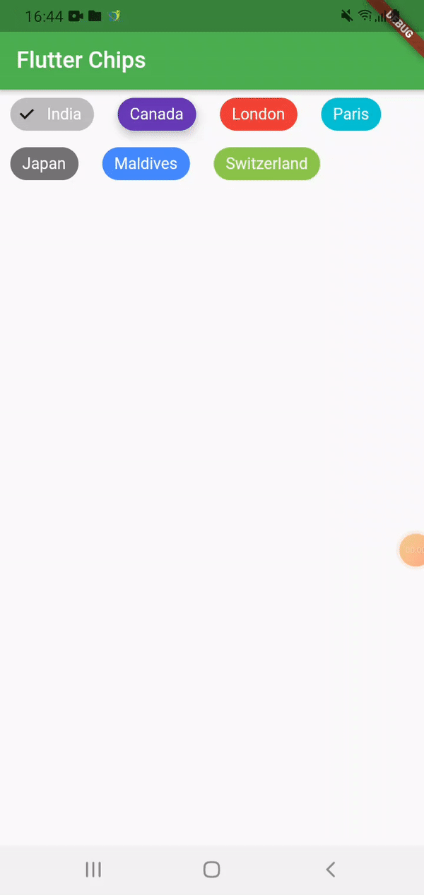 Filter Chips In flutter. Mobikul