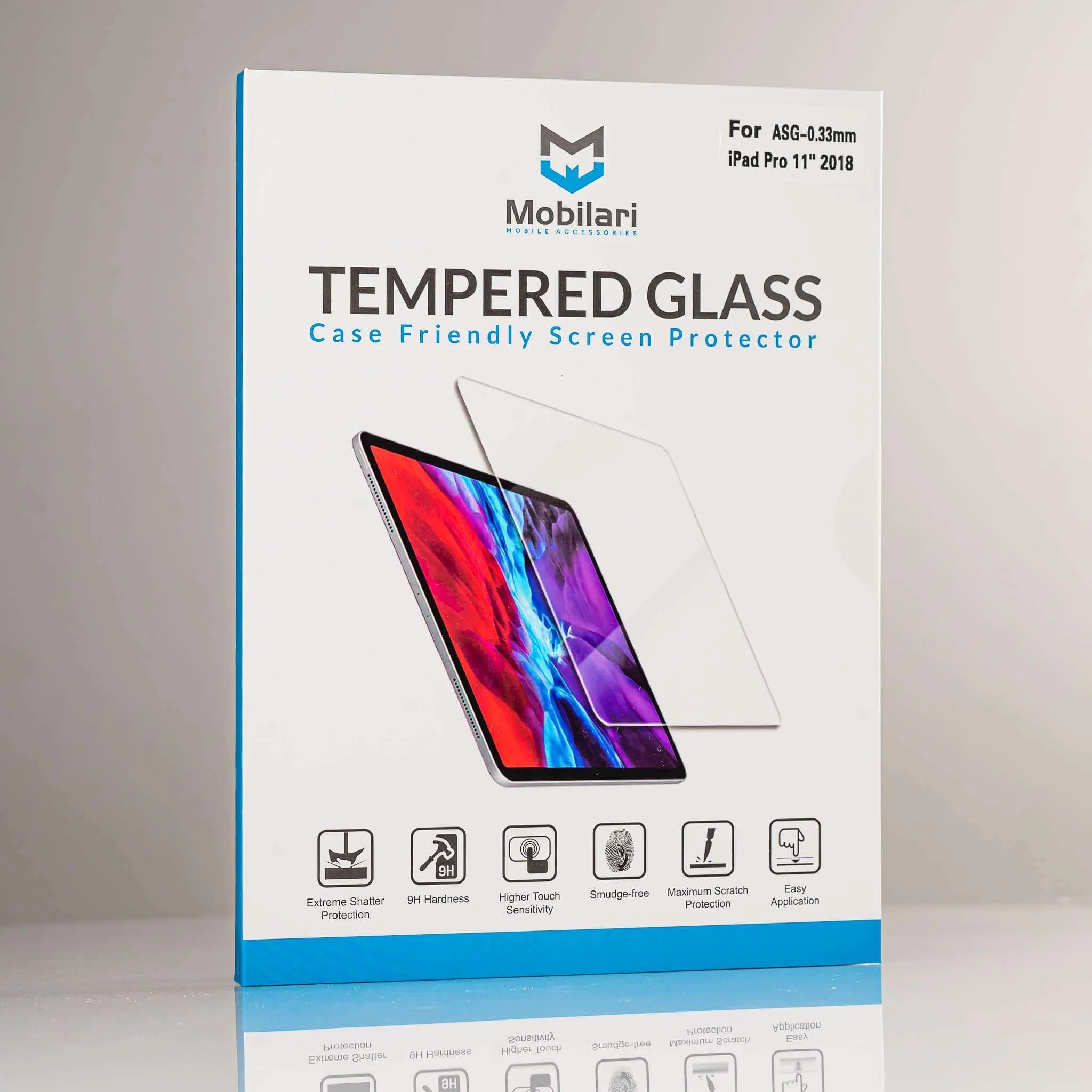 iPad Pro 11'' Clear Glass Screen Protector 2.5D Cases Screen