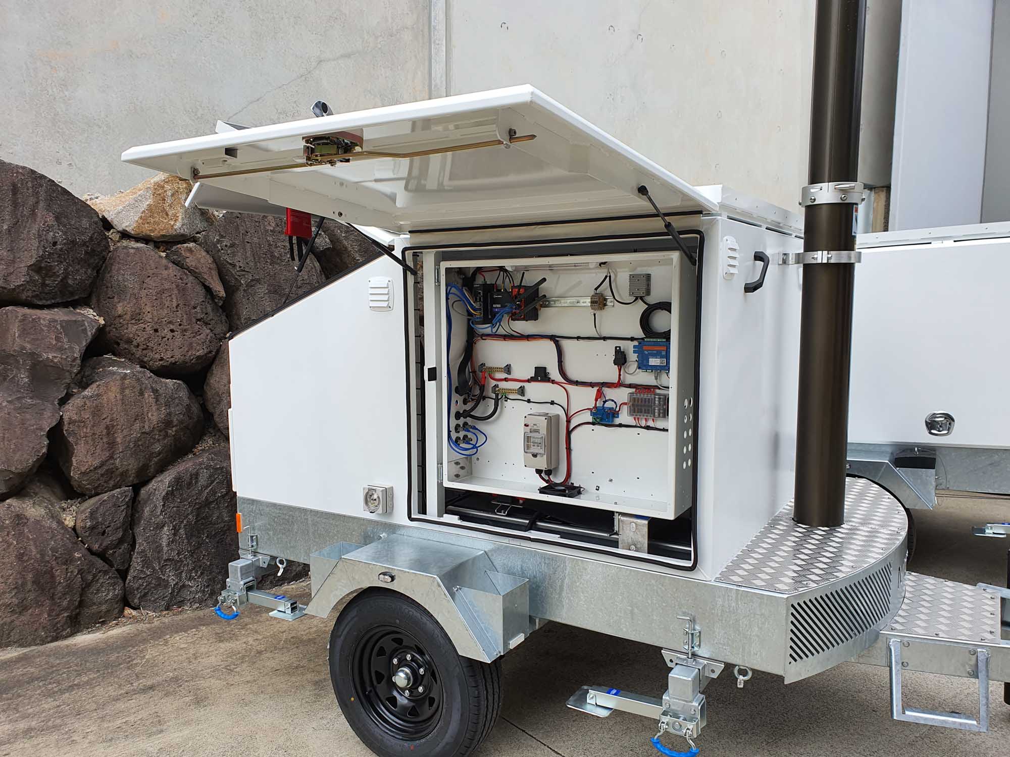 Solar Surveillance Trailer Mobile Camera Security