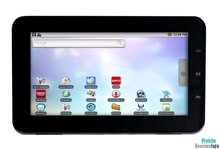 Tablet Velocity Micro Cruz Tablet T103 - specifications