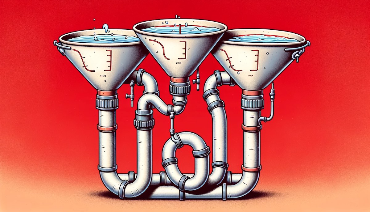 The three conversion funnels of a digital product Mobile Dev Memo by