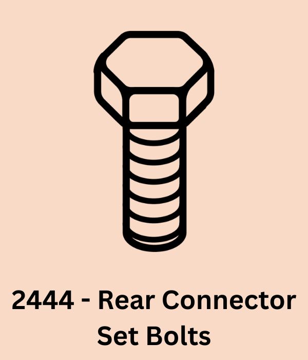 2444 Rear Connector Set Bolts Mobile Dimension Saw