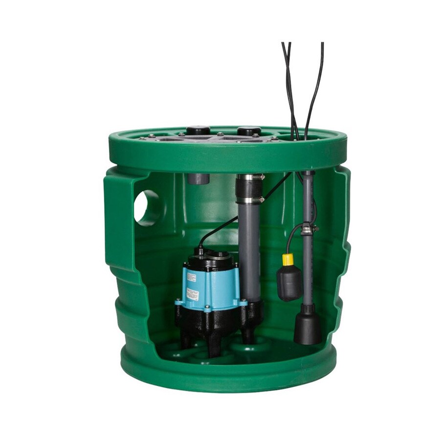 Little Giant 0.4HP Thermoplastic Sewage sump pump at