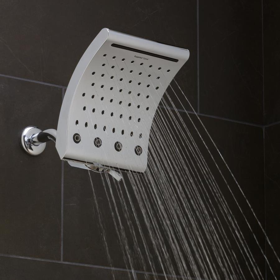 Oxygenics Curve Chrome 3Spray Rain Shower Head 1.8GPM (6.8LPM) in