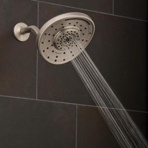 Oxygenics Soak Brushed Nickel 5Spray Rain Shower Head 1.8GPM (6.8LPM