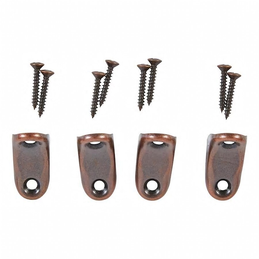 ReliaBilt 5.5in x 0.75in x 1.375in Steel Chair Brace (4Pack) in the