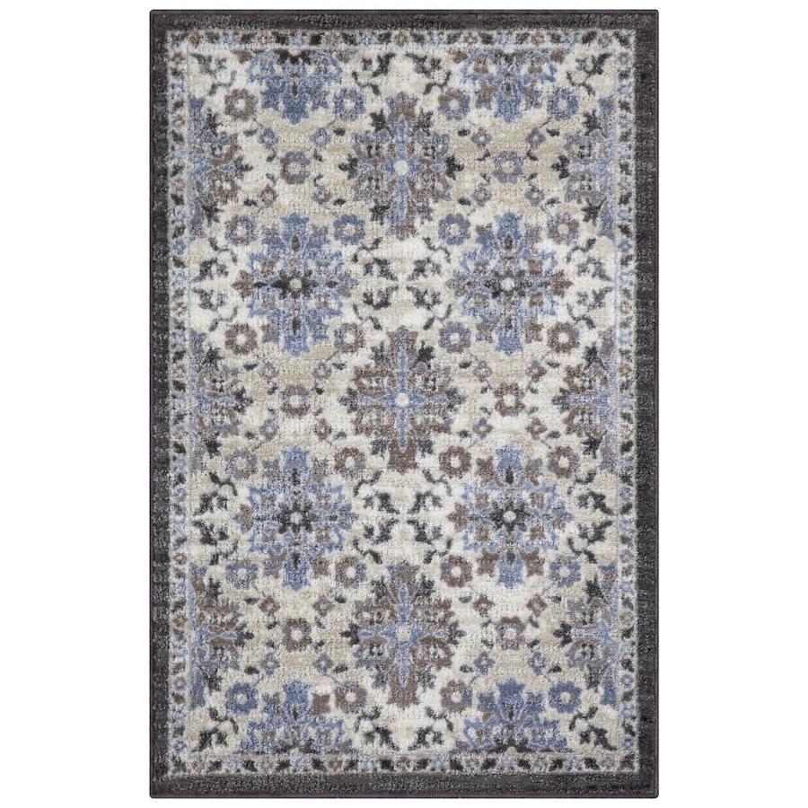 allen + roth Gray/Blue Indoor Throw Rug (Common: 3 x 4 ... (675 x 675 Pixel)