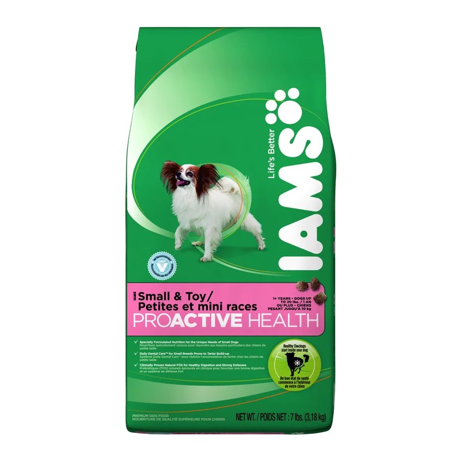 Iams 7lbs ProActive Health Small and Toy Breed AllNatural Adult Dog