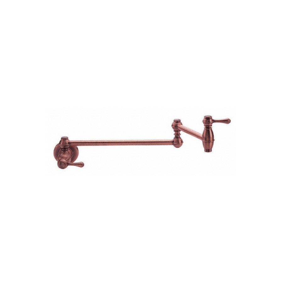 Danze Opulence Antique Copper 2Handle Wall Mount Pot Filler Kitchen