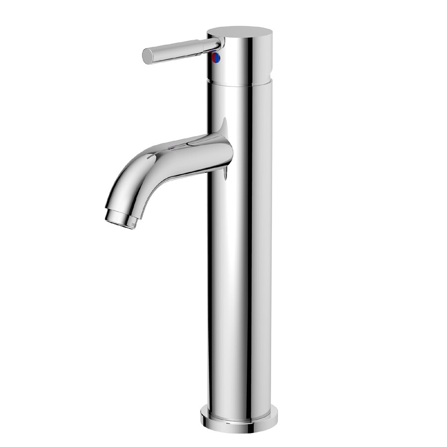 Shop AquaSource Grabill Chrome 1Handle Single Hole WaterSense Bathroom
