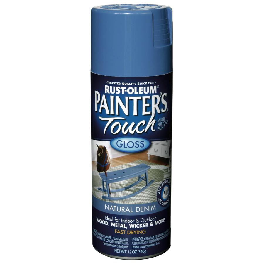 RustOleum 12 Oz. Natural Denim Gloss Spray Paint at